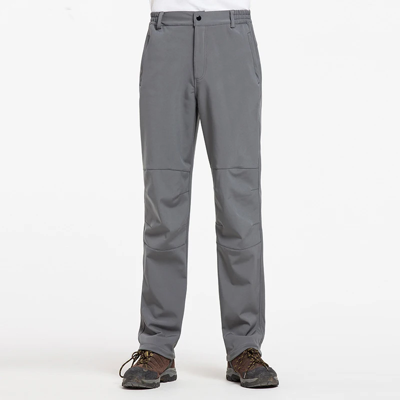 Shifuren invierno hombres al aire libre Pantalones de senderismo impermeable a prueba de viento polar caliente Softshell trekking esquí montaña Pantalones