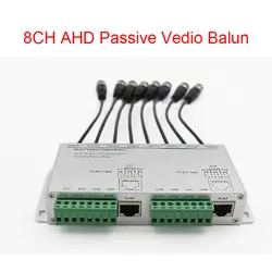 Бесплатная доставка 8ch AHD пассивный Vedio балун Высокое разрешение 720 P/1080 P/AHD/HDCVI/HDTVI BNC для UTP cat5/5e/6 передатчик 300 м