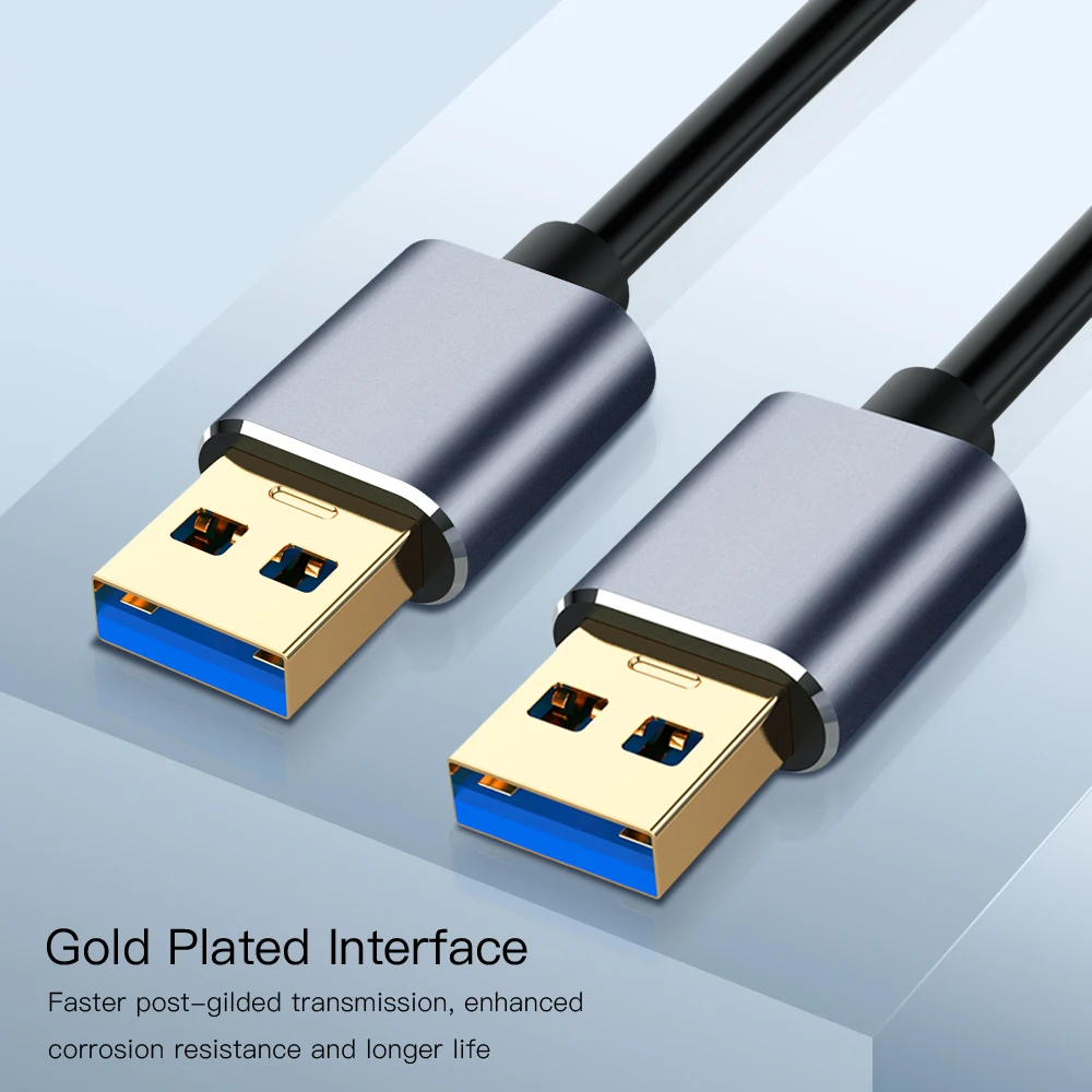 USB 3,0 тип A Кабель «Папа-папа» быстрая скорость USB3.0 кабель передачи данных 0,5 м 1 м 1,5 м USB удлинитель кабель для ПК жесткий диск Webcom