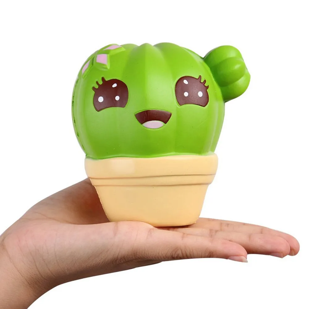 MUQGEW Крем С КАКТУСОМ ароматизированный Сжимаемый Poopsie slime surprise Squeeze Strap детская