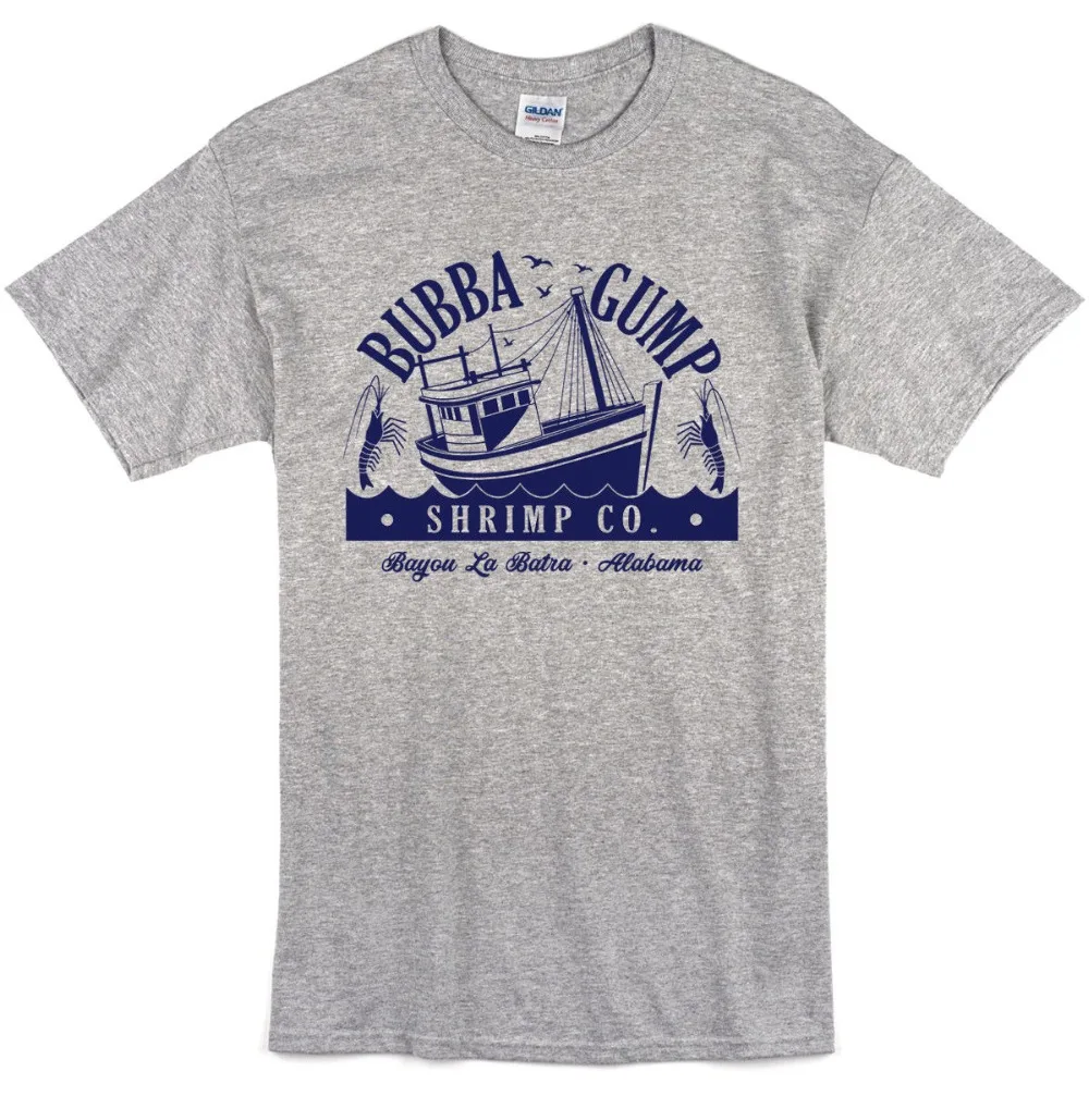 Bubba Gump лес Gump вдохновил мужчин s Футболка Топ Ретро 90 S фильм мужчины s или дамы футболка 2019 мода мужчины модный дизайн