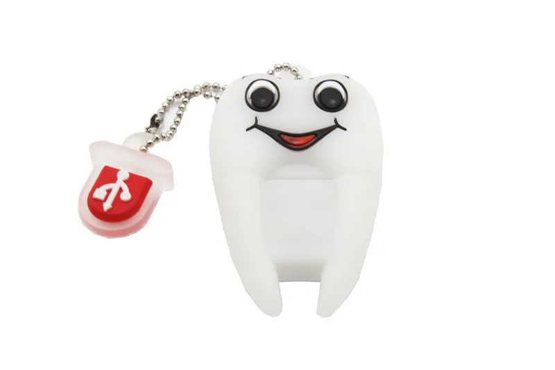 JASTER Gift Teeth Cute Model Cartoon 4GB 8GB 16GB 32GB 64GB 128GB USB Flash Drive Memory Stick Pendrive Dentist usb c memory sticks