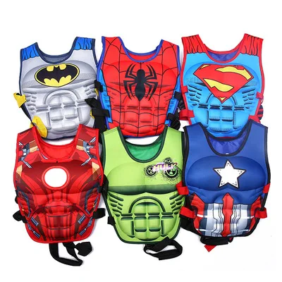 

Kids Life Jacket Floating Vest Boy Swimsuit Sunscreen Floating Power swimming pool accessory ring For Drifting Boating Life Vest