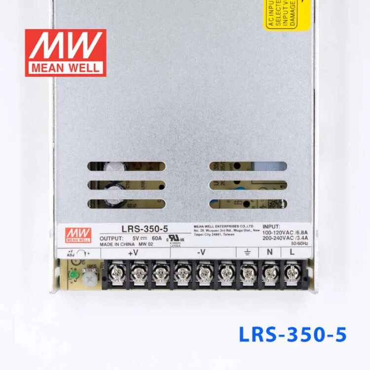 

LRS-350-5 5V/350W MeanWell Switch Mode power supply AC100-240V input 5V/350W output For LED Display Screen usage