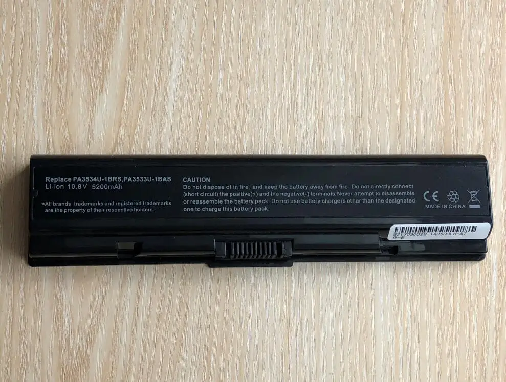 5200 мАч аккумулятор для ноутбука Toshiba Satellite Pro L550 L450 L300 A300 A200 A210 A350 A500 L500 PA3534U 1BAS