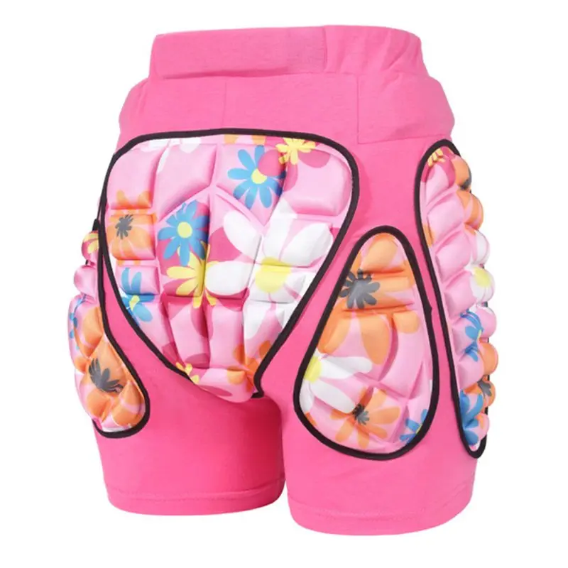 3D Lycra Cotton EVA Padded Hip Protective Elastic Short Pants Gear Guard Adult Kids Skiing Skating Cycling Sports Accessory