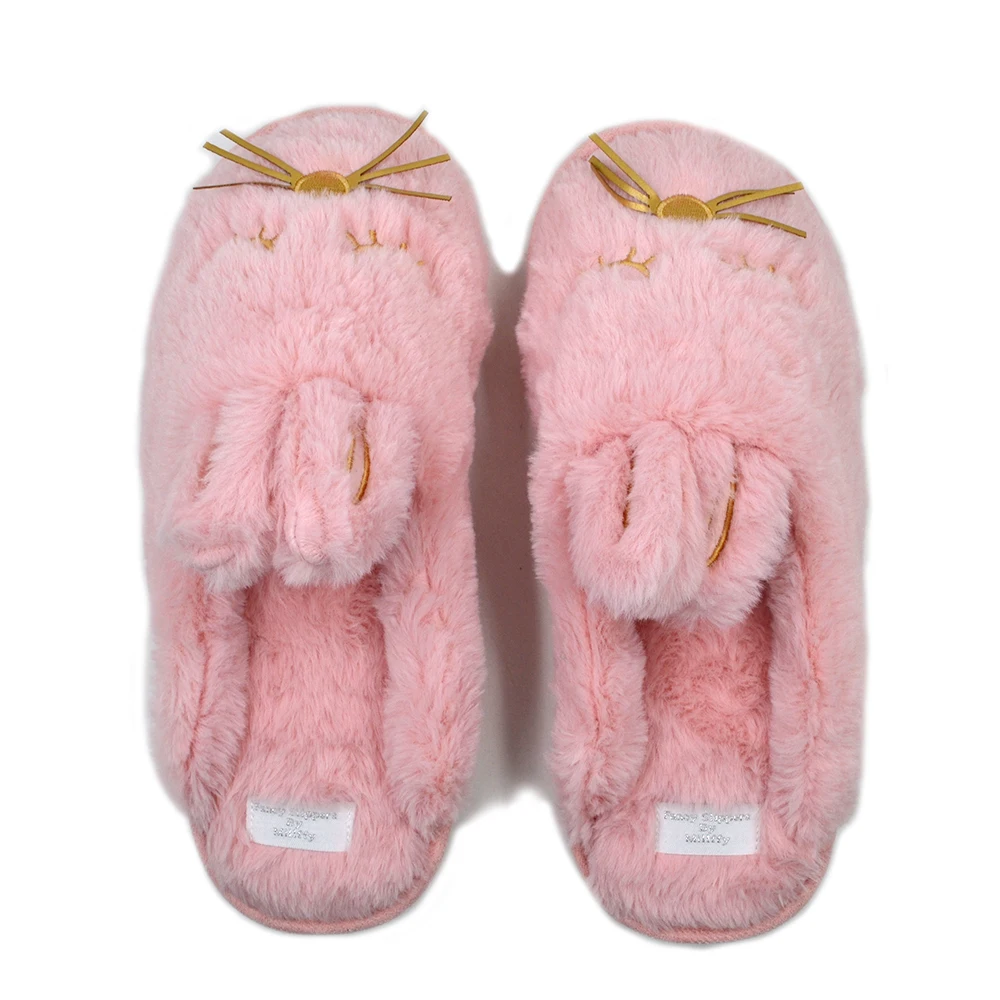 Cute Plush Bunny Animal Slippers for Kids Indoor Outdoor