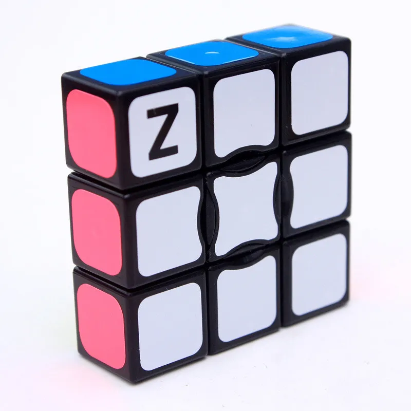

1x3x3 5.6*5.6*2.2CM Classic Magic Toy Black Colorful Magic Cube Puzzle Speed Cube Educational Toys For Children Gift