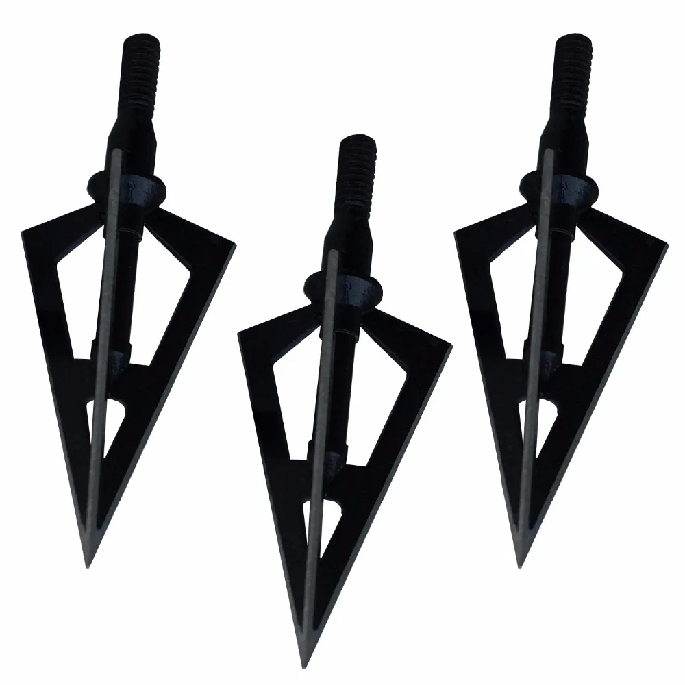 

3pcs 6PCS 12pcs/Lot Laser Welded 3-blades Fixed Blade Ultra Sharp Hunting Arrow Head 100 Grains Hunting Arrow Tip