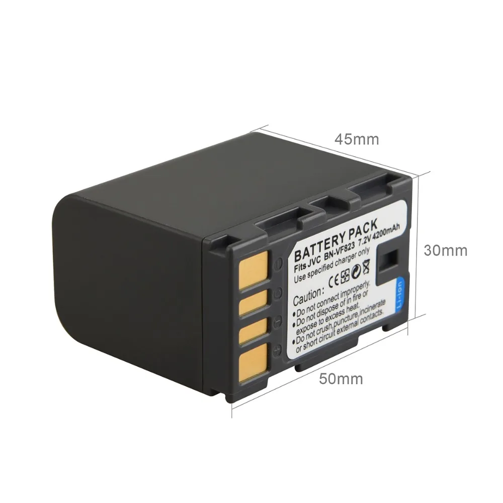 4200 мА/ч BN VF823 VF823U Камера Батарея для JVC GZ HD7 MG575 MG555 HD3 MG255 MG155 MG135 MG130 MG175 MG150 GR D750 D760 +
