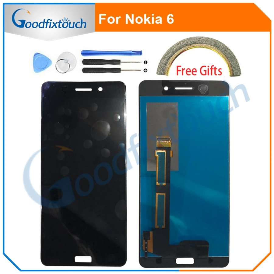 5 &quotдля Nokia 6 N6 ЖК-дисплей дигитайзер панель сенсорного экрана в сборе для TA-1021 TA-1033