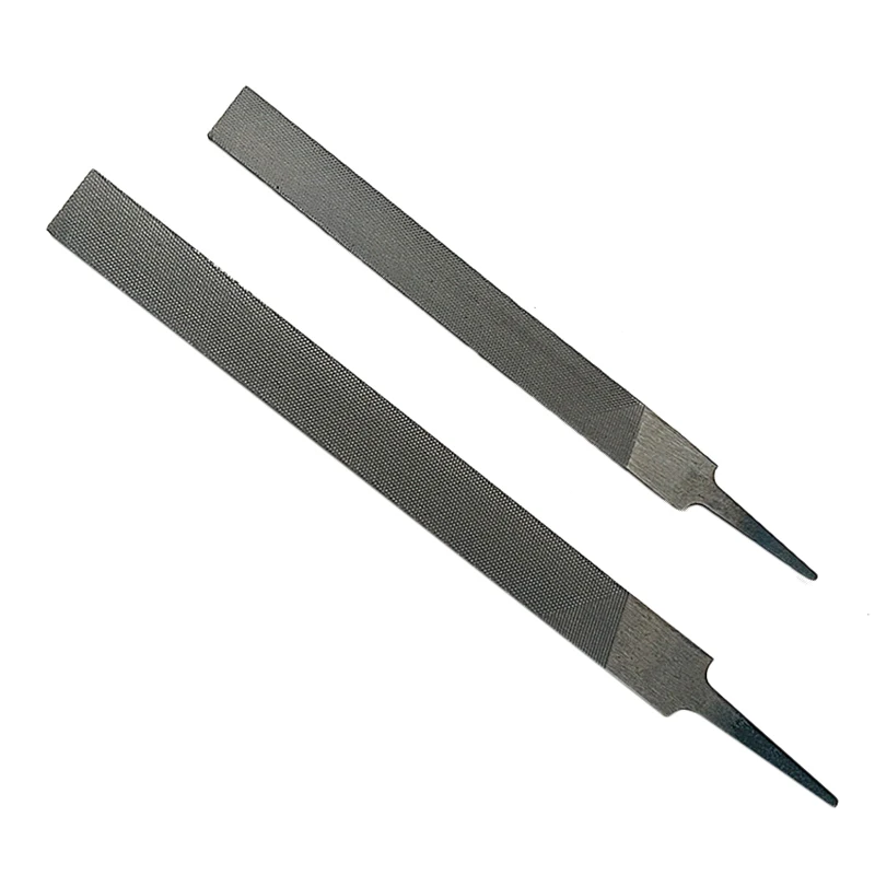 

10 Pcs 6/8 Inch Rectangular Mill Hand File Without Handle Steel Files TN88