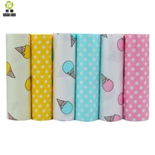 Shuanshuo 6 шт./лот мороженое дизайнер Тильда Хлопок Лоскутная Ткань для шитья ткань комплект DIY кукольная одежда 40*50 см
