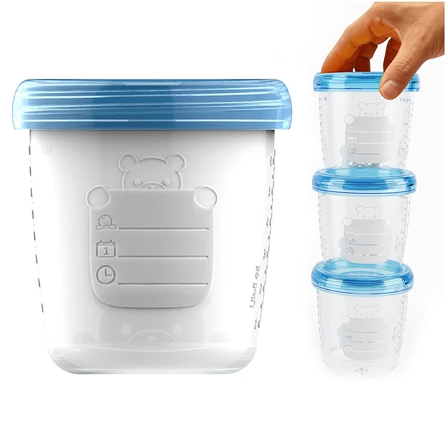 Baby Breast Milk Storage Bottle Collection Infant Newborn Food Freezer
