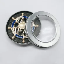 Двухслойный руль, сплав, кончик пальца, гироскоп, Человек-паук, Железный человек, двойной подшипник, палец, гироскоп, для взрослых, декомпрессия, динамическая игрушка, Christma