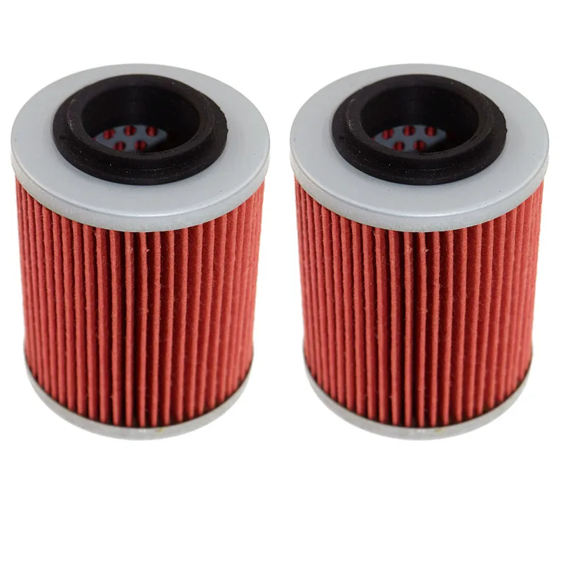 For Can-Am ATV 400 450 500 570 650 800 800R 850 1000 Outlander H.O. Max EFI X XT Renegade Motorcycle Oil Filter - Цвет: 2 PC