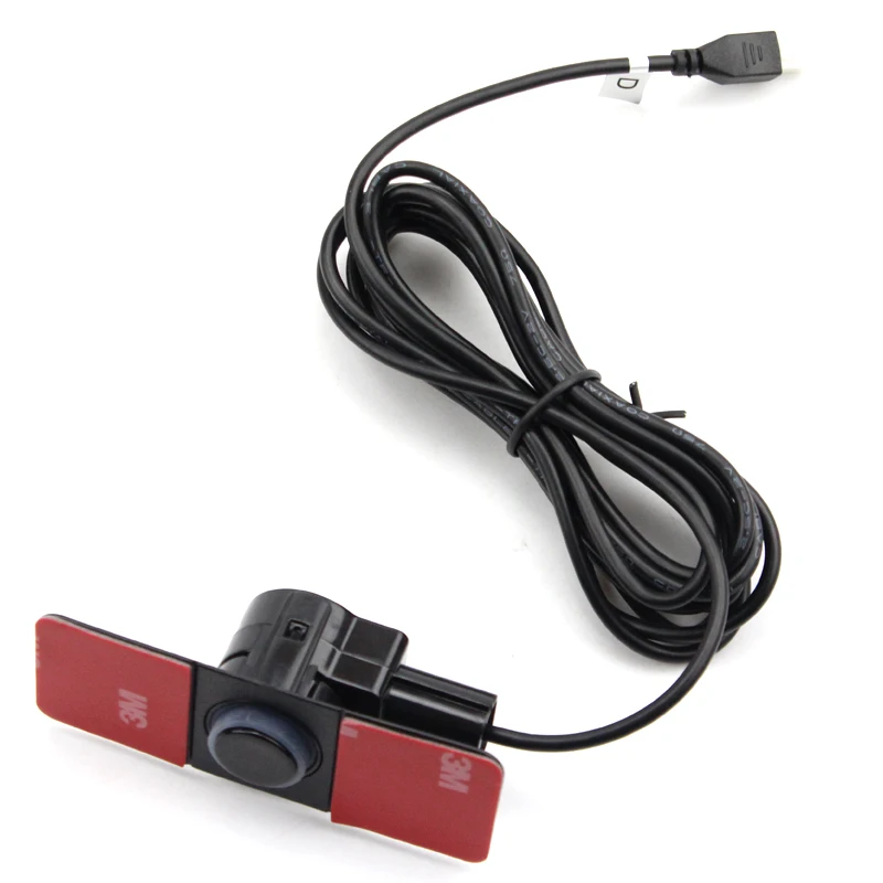 Car Video Parking Sensor Reverse Backup Radar Assistance Original 16mm Flat Sensors According To The Distance Support Car Camera