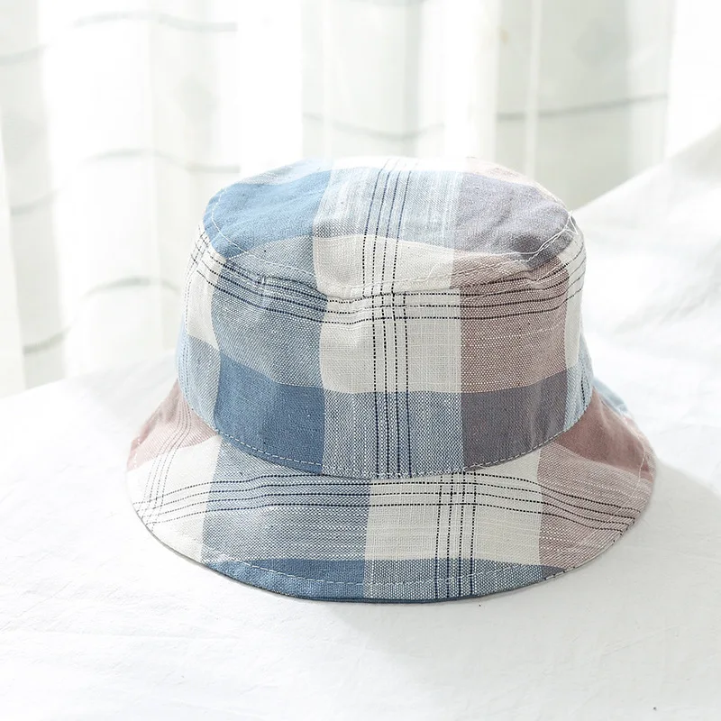 Hat Wild Europe And The United States Wind Casual Fisherman Outdoor Sun Hat Female Sunscreen Sun Hat - Цвет: Light denim blue