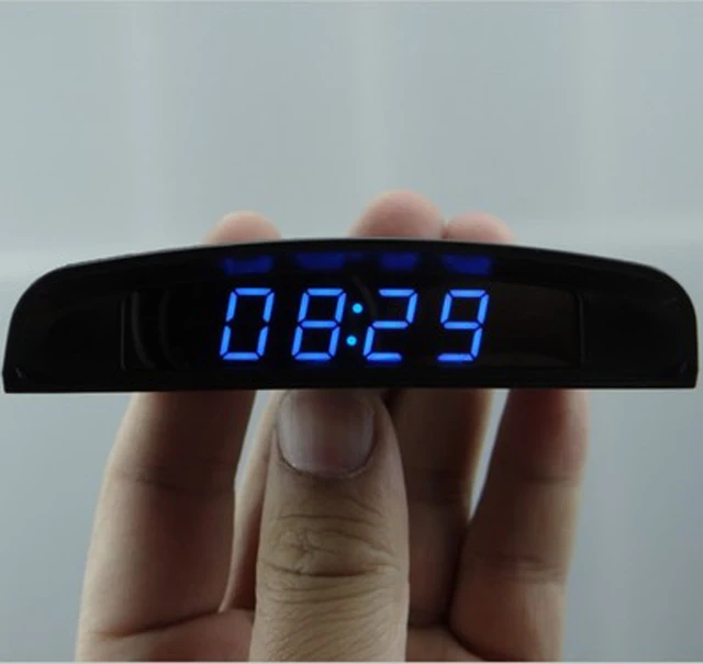 12V digital clock for car LED digital car clock automobile electronic