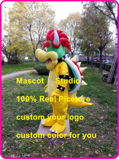 FurryMascot™ Koopa Bowser Monster Dragon Turtle Custom Mascot Costume Party  Carnival Mascotte Costumes S M L XL XXL : Sports & Outdoors 