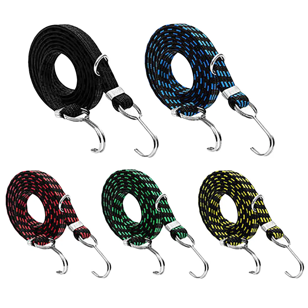 

Luggage Tied Rope Stacking Banding Elastic Cord Strap For Motorcycle Bicycle Designed to be easy to use Delivery in random #P5