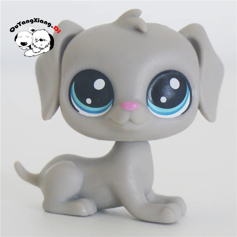 CWG086 Pet Shop Animal Gray powder nose dog doll action Figure cute puppy | Игрушки и хобби