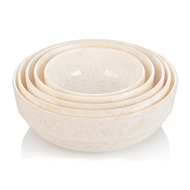 

120 pcs hot sale Ramen bowl korean japanese restaurant use big plastic melamine better than procelain soup noodles bowl