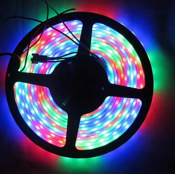 

100m DC12V ws2811ic 5050 RGB SMD individually addressable ws2811 led pixels stripled led dream color full color strip 5m/roll