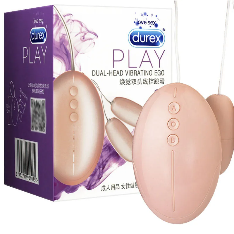 Durex Play 11 DUAL-Head вибрационное яйцо регулируемая вибрация яйцо клитор стимулятор Пуля Вибратор Интимные Игрушки для женщин секс-игрушки