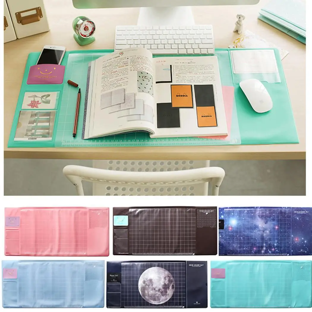 

Multifunctional Anti-slip Large Size Desk Mouse Table Pad Mat for Home School Waterproof and non-slip design