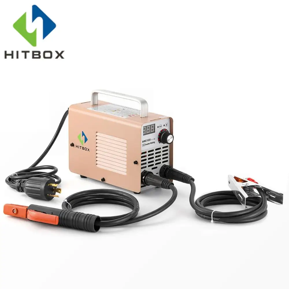HITBOX Inverter Welding Machine 220V Small Size Welder For Home Use 120A Mini ARC120 MMA Welding Tools HITBOX Inverter Welding Machine 220V Small Size Welder For Home Use 120A Mini ARC120 MMA Welding Tools