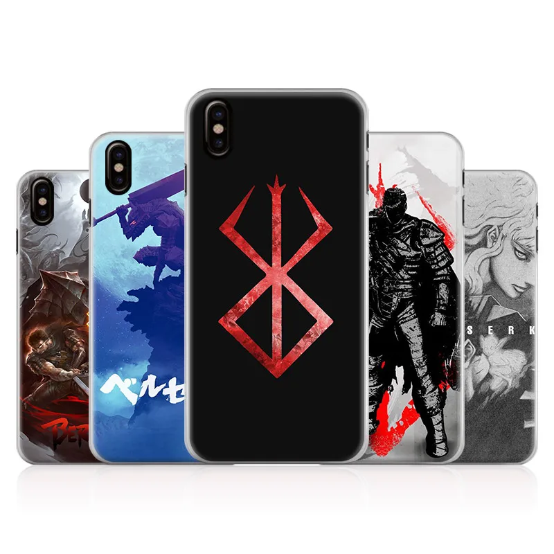 

Berserk Anime Guts Griffith Coque For Apple iPhone X 8Plus 8 7Plus 7 6sPlus 6s 6Plus 6 5 5S SE Phone Case Cover Shell