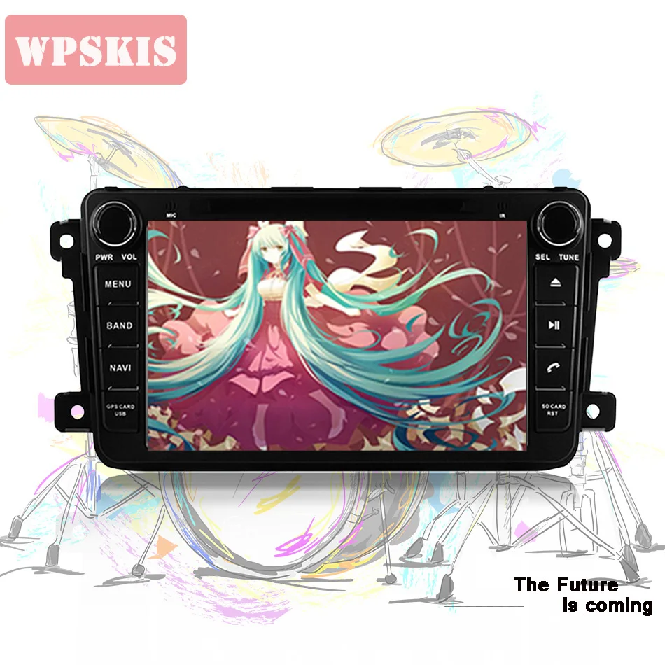 Discount For mazda cx9 cx-9 car radio gps navigation system headunit 8 core android 9.0 4G+64G support bluetooth hands free cam dvr 1