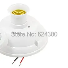 Энергосберегающий инфракрасный рентгеновский ИК движения Авто Сенсор E27 лампа свет гнездо настенной розетки переменного тока 220 V