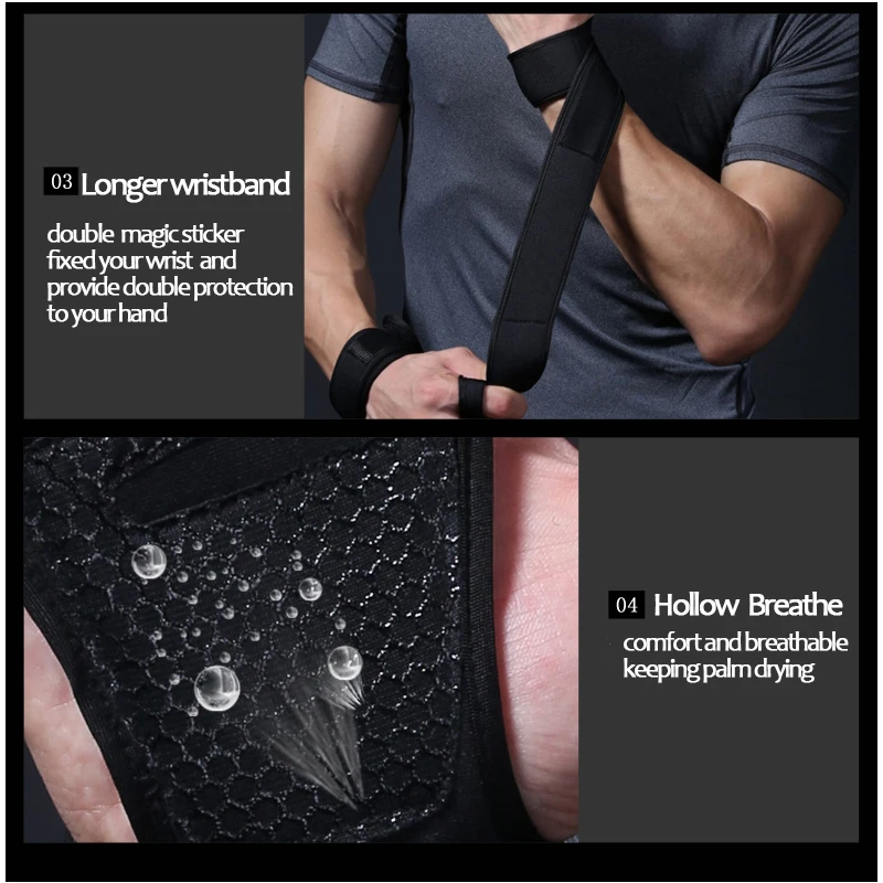 Gym Gloves Weighted Fitness Sports Exercise Anti-slip Hand Weight Lifting Gloves Body Building Training Sport Fitness Gloves
