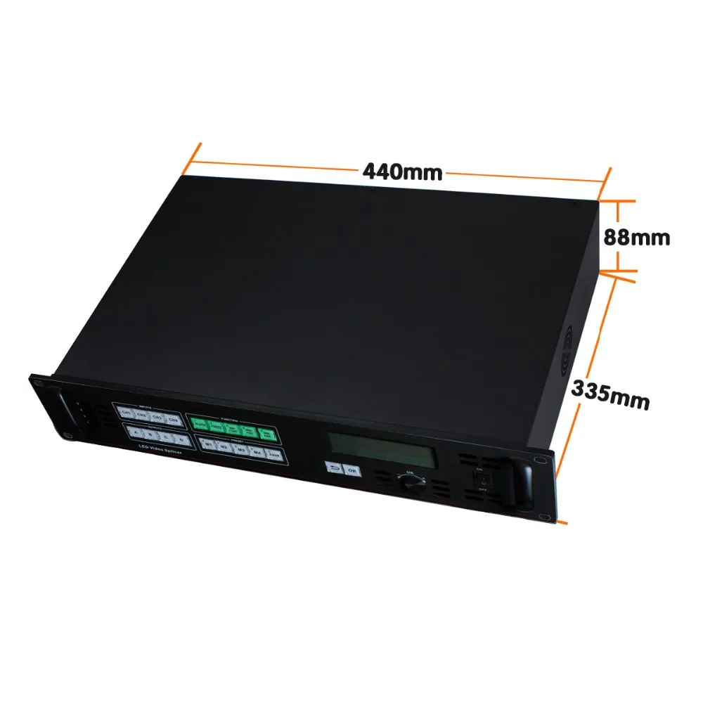 Светодиодный видеопроцессор Amoonsky SC368A 8K композитный A/V VGA HDMI USB поддержка 2 карт nova