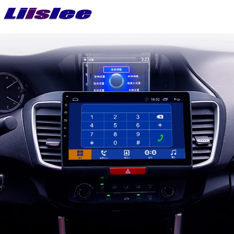 Excellent For HONDA For Accord 9 2.0L 2.4L 2013~2017 LiisLee Car Multimedia GPS Audio Radio Stereo Original Style Navigation NAVI MAP 3