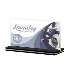 2 шт./партия акриловая крышка для меню Столешница настольная вывеска держатель рамка держатель этикеток бумага меню плакат фото Ценник Дисплей Стенд