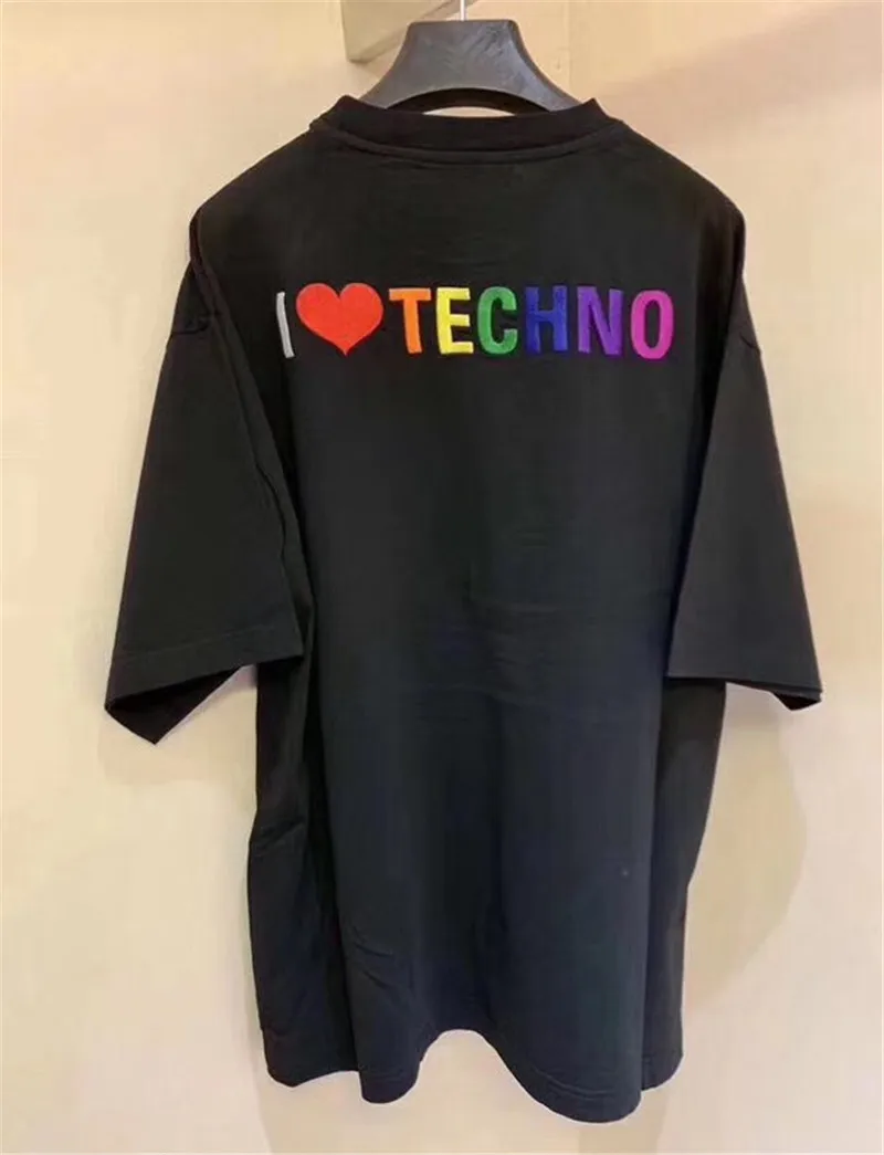 

Embroidery T shirt Men 1:1 High Quality Summer Style T-shirt