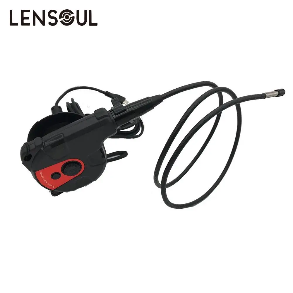 

lensoul 2m 5.5mm Waterproof Endoscope 6 LED Tube Snake Borescope HT-88AC OTG Mini Inspection Camera Camcorder for Android Phone