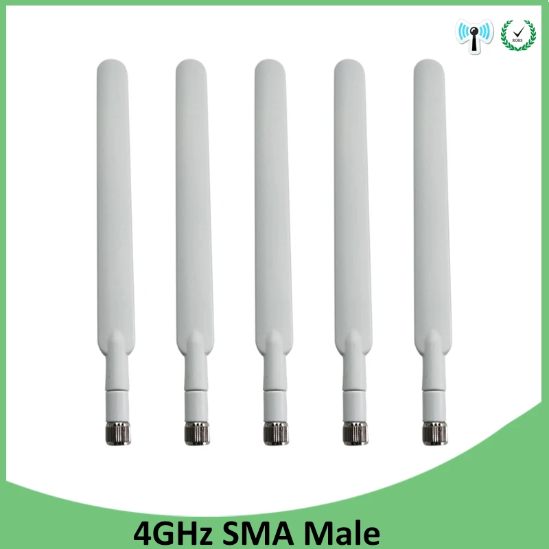 

5pcs 4G lte antenna 5dbi SMA Male Connector Plug antenne for huawei b593 4G LTE router external repeater wireless modem antennas