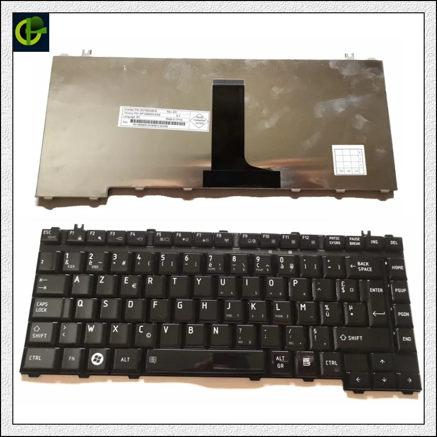 

French Azerty Keyboard for Toshiba NSK-TAJ01 NSK-TAD0R NSK-TA001 NSK-TAE0R NSK-T5101 NS-KTA001 NSK-TA00F NSK-TA00G NSK-TA00S FR