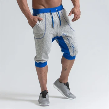 

Summer Mens Casual Shorts Fitness Bodybuilding Workout Quick Drying Shorts Breathable comfort Patchwork Sportswear ShortS Men