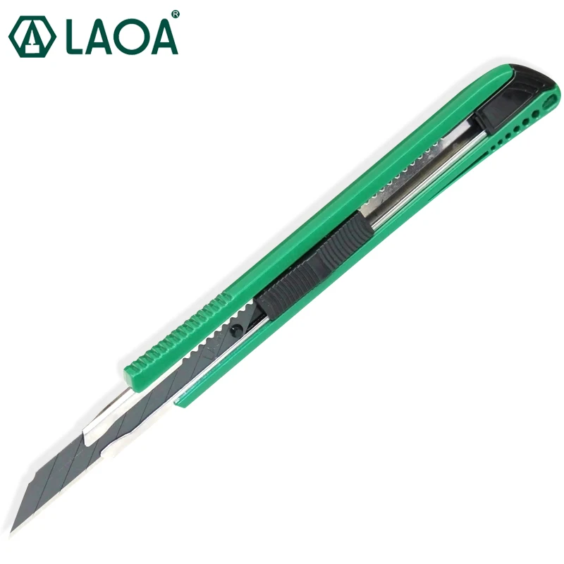 

LAOA 9mm Utility Knife SK5 Spare blade Students Art Knife Nicking Tool Wallpaper Knife