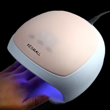

KESMALL 24W Professional Nail Lamp UV Lamp Nail Dryer for LED Gel Polish Nails Machine Nails Art Tools Universal Plug NL4SE