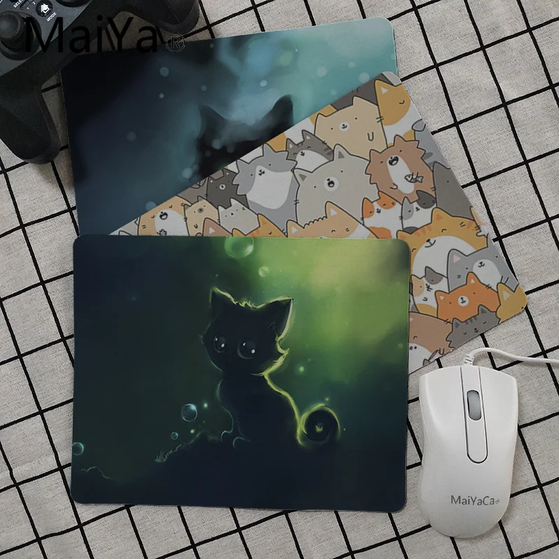 

Maiya High Quality Cute pet cat animal art Keyboard Gaming MousePads Top Selling Wholesale Gaming Pad mouse