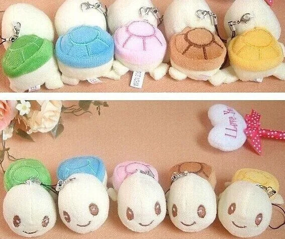 

Mini 4CM Tortoise Plush Stuffed TOY DOLL , Pendant TOY Key Chain DOLL ; Plush Stuffed TOY Bouquet DOLL TOY