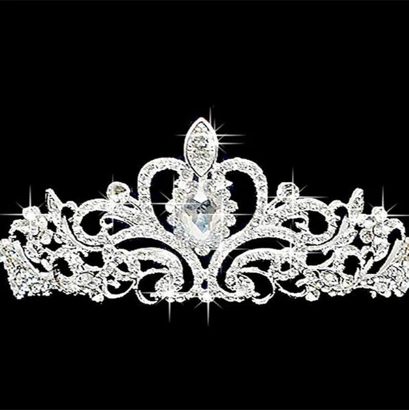 2018 Wedding Bridal Crystal Tiaras Crowns Princess Queen Pageant Prom