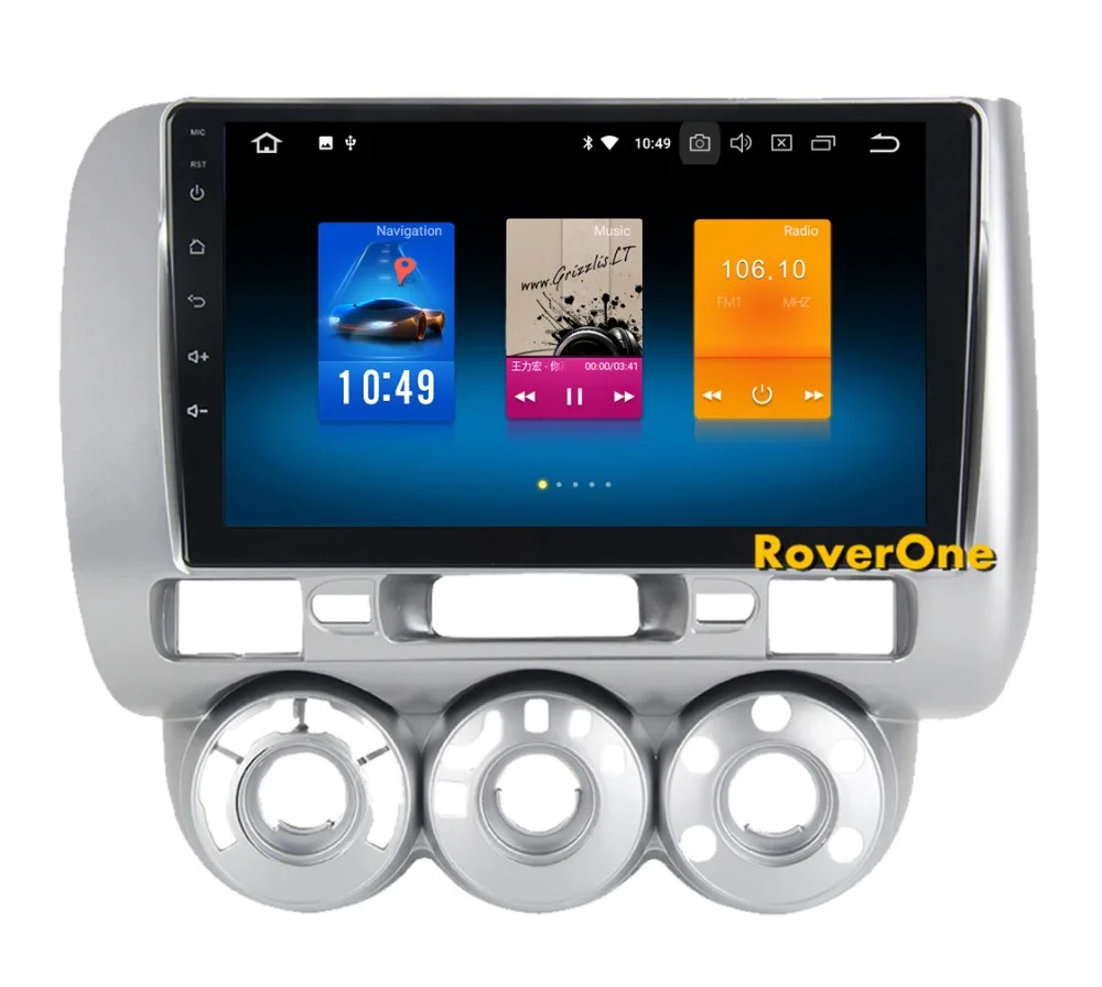 Clearance Octa Core Android 9.0 Car Multimedia Player For Honda Jazz Fit 2002 - 2008 Touchscreen Autoradio Bluetooth GPS Navigation Radio 4
