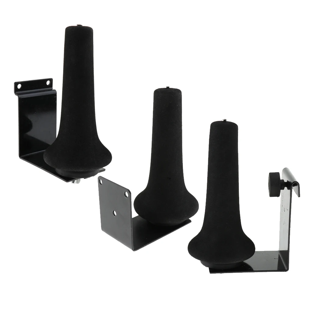 Tooyful Durable Iron Soprano Saxophone Sax Wall Mount Holder Hanger for Music Store School Studio Display/Storage Accessory